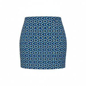 Women's Urban Outfitters Blue Green Geometric Mini Skirt L